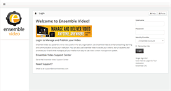 Desktop Screenshot of cloud.ensemblevideo.com