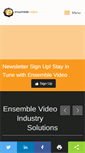 Mobile Screenshot of ensemblevideo.com